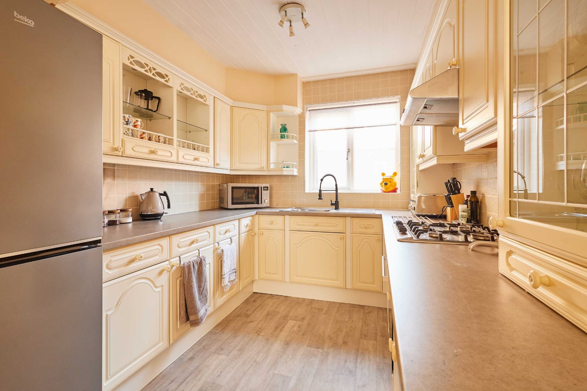 Kitchen at Sea Breeze, fully equipped for groups of up to 10